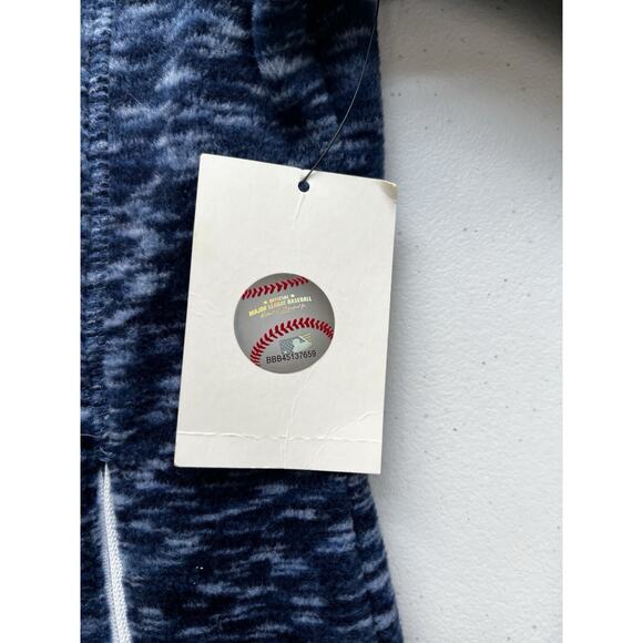 New York Yankees Fleece Jacket Womens Small Full Zip Blue Genuine Merchandise - Picture 10 of 11